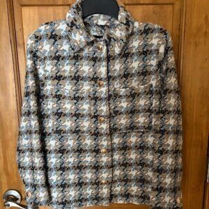 Zara plaid shirt jacket